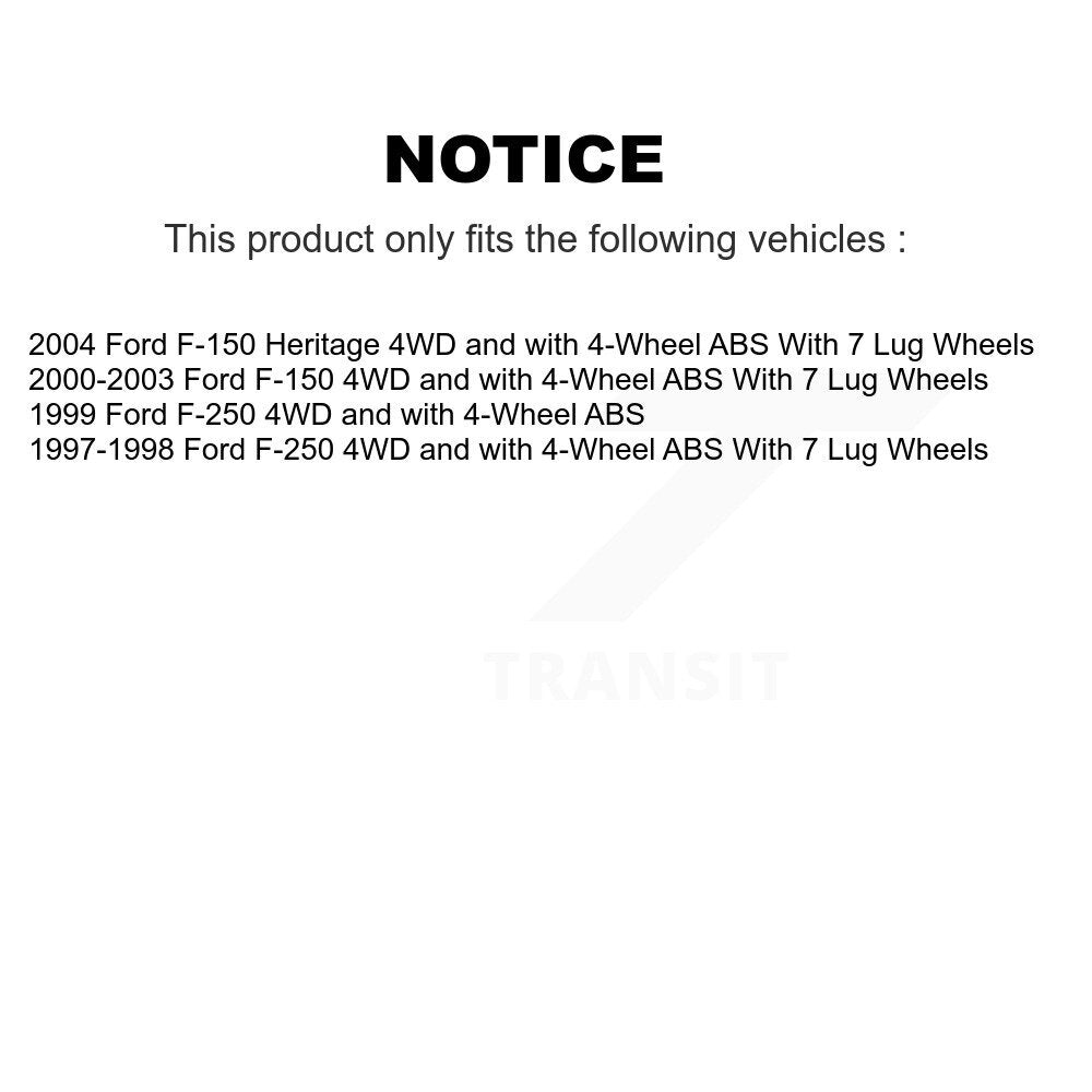 Kugel 70-515030 Front Wheel Bearing Hub Assembly for 1997-2004 Ford F-250, F-150, F-150 Heritage