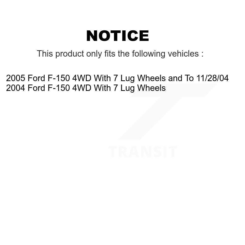 Kugel 70-515047 Front Wheel Bearing Hub Assembly for 2004-2005 Ford F-150