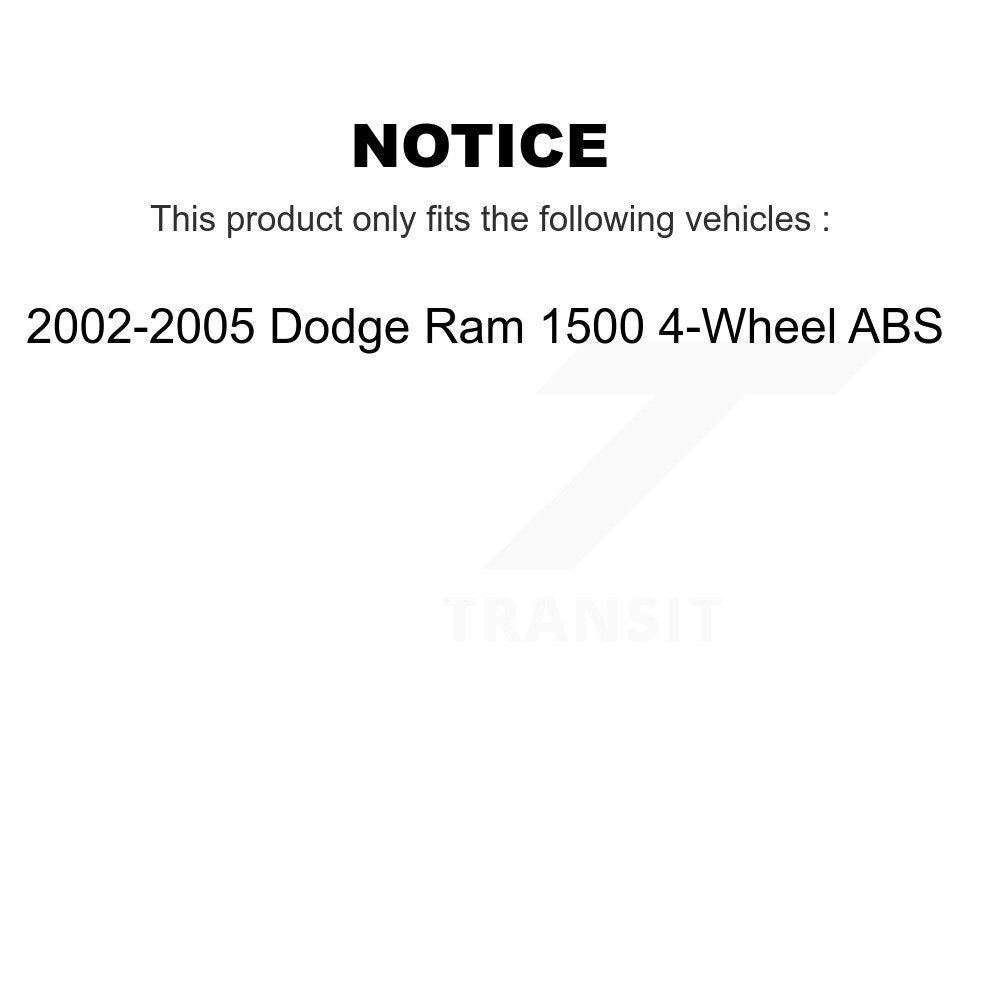 Kugel 70-515073 Front Wheel Bearing Hub Assembly for 2002-2005 Dodge Ram 1500
