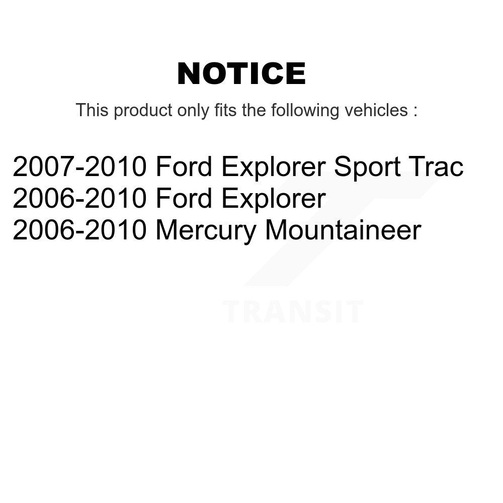 Kugel 70-515078 Front Wheel Bearing Hub Assembly for 2006-2010 Ford Explorer, Mercury Mountaineer, Ford Explorer Sport Trac