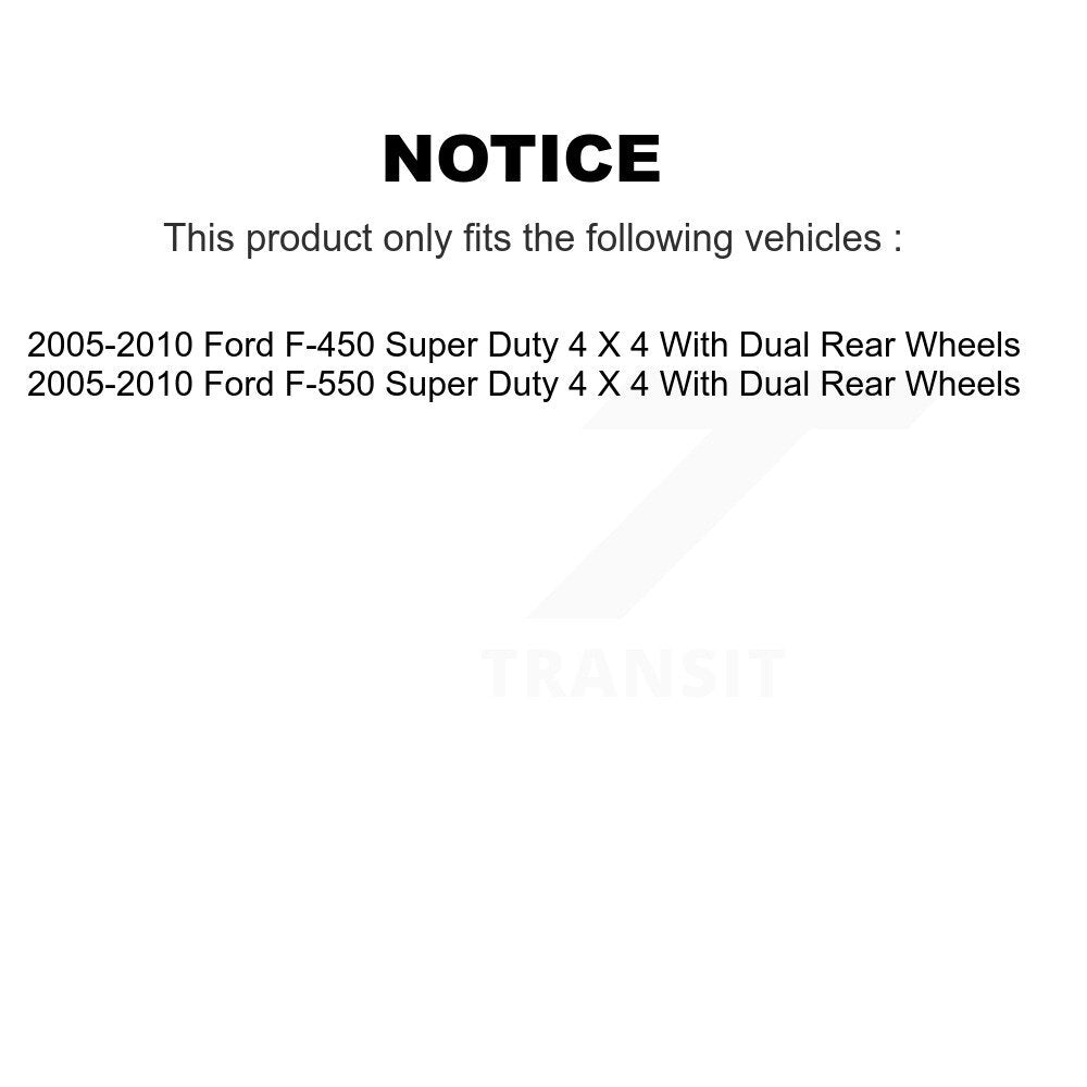 Kugel 70-515083 Front Wheel Bearing Hub Assembly for 2005-2010 Ford F-450 Super Duty, F-550 Super Duty