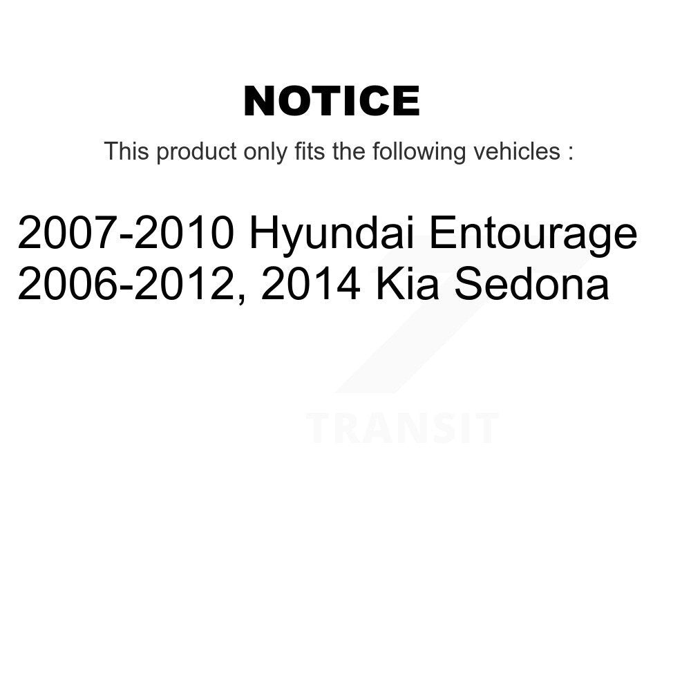 Kugel 70-515090 Front Wheel Bearing Hub Assembly for 2006-2014 Kia Sedona, Hyundai Entourage