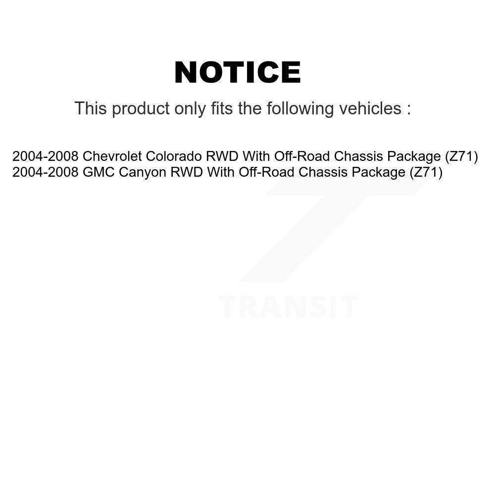 Kugel 70-515108 Front Left Wheel Bearing Hub Assembly for 2004-2008 Chevrolet Colorado, GMC Canyon