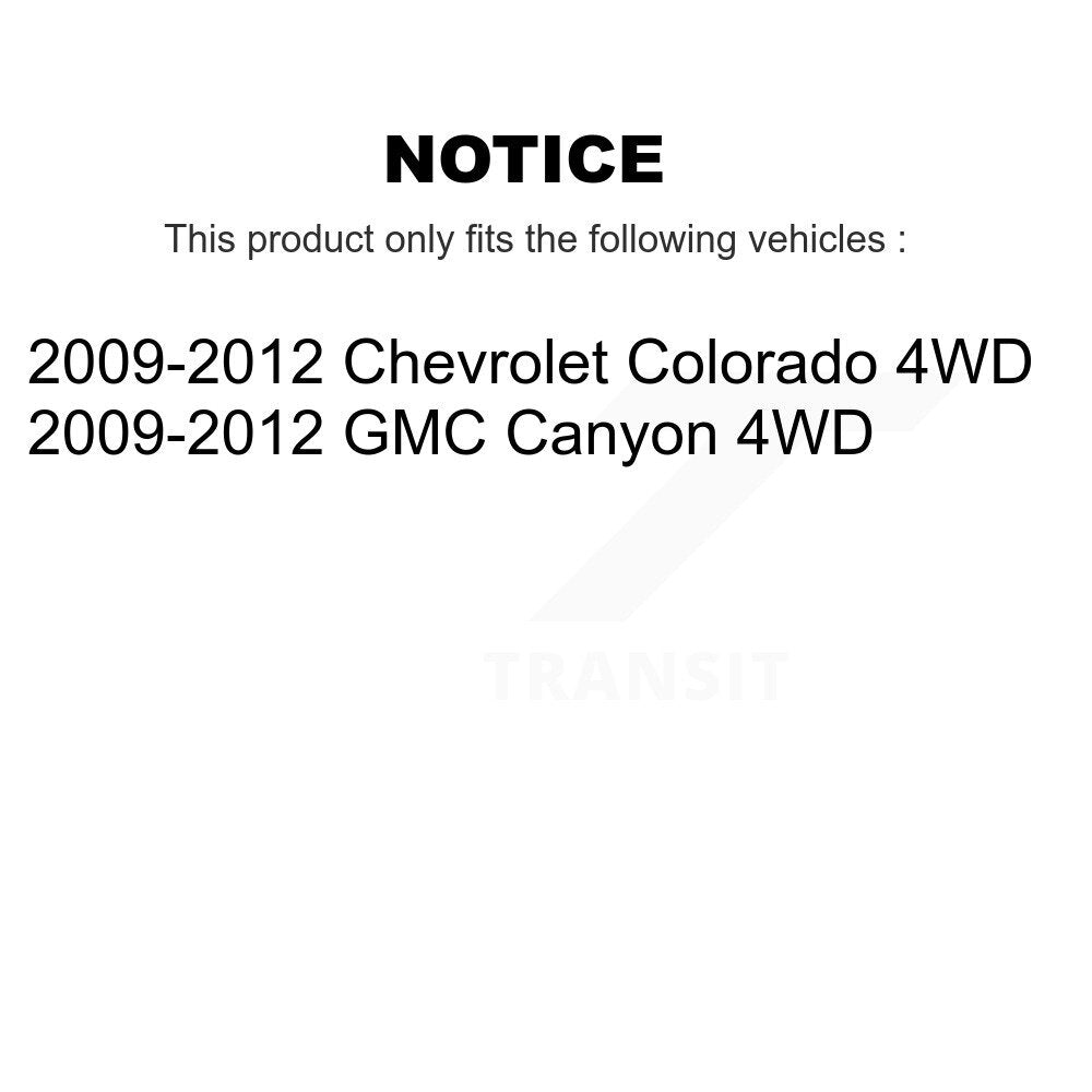 Kugel 70-515121 Front Wheel Bearing Hub Assembly for 2009-2012 Chevrolet Colorado, GMC Canyon