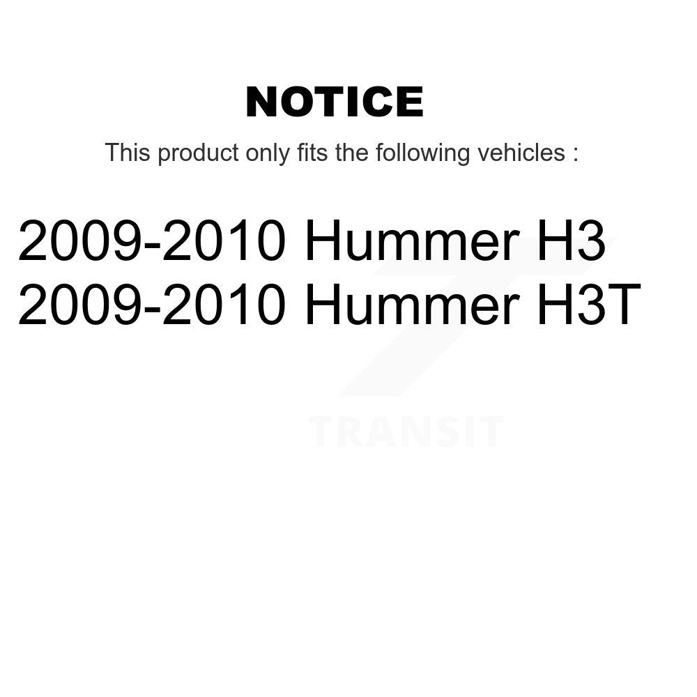 Kugel 70-515128 Front Wheel Bearing Hub Assembly for 2009-2010 Hummer H3, H3T