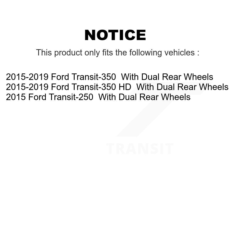 Kugel 70-515152 Front Wheel Bearing Hub Assembly for 2015-2019 Ford Transit-250, Transit-350, Transit-350 HD