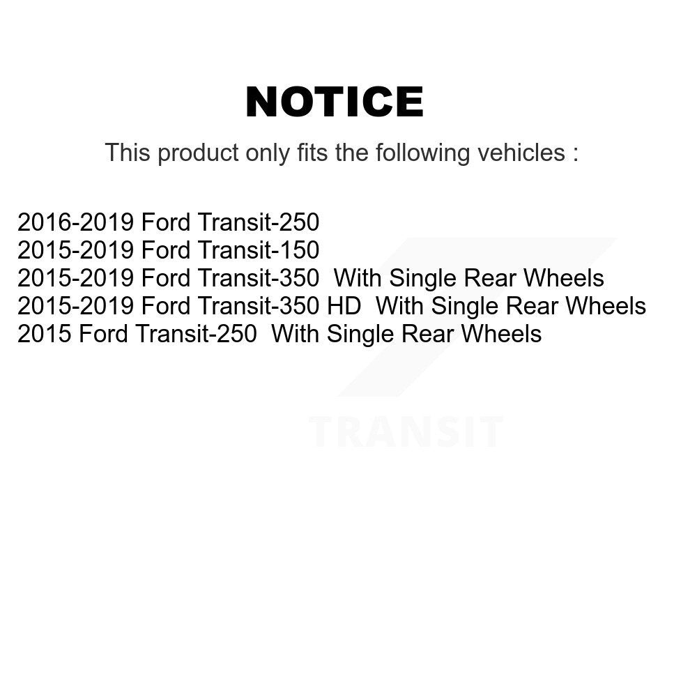 Kugel 70-515153 Front Wheel Bearing Hub Assembly for 2015-2019 Ford Transit-150, Transit-250, Transit-350, Transit-350 HD