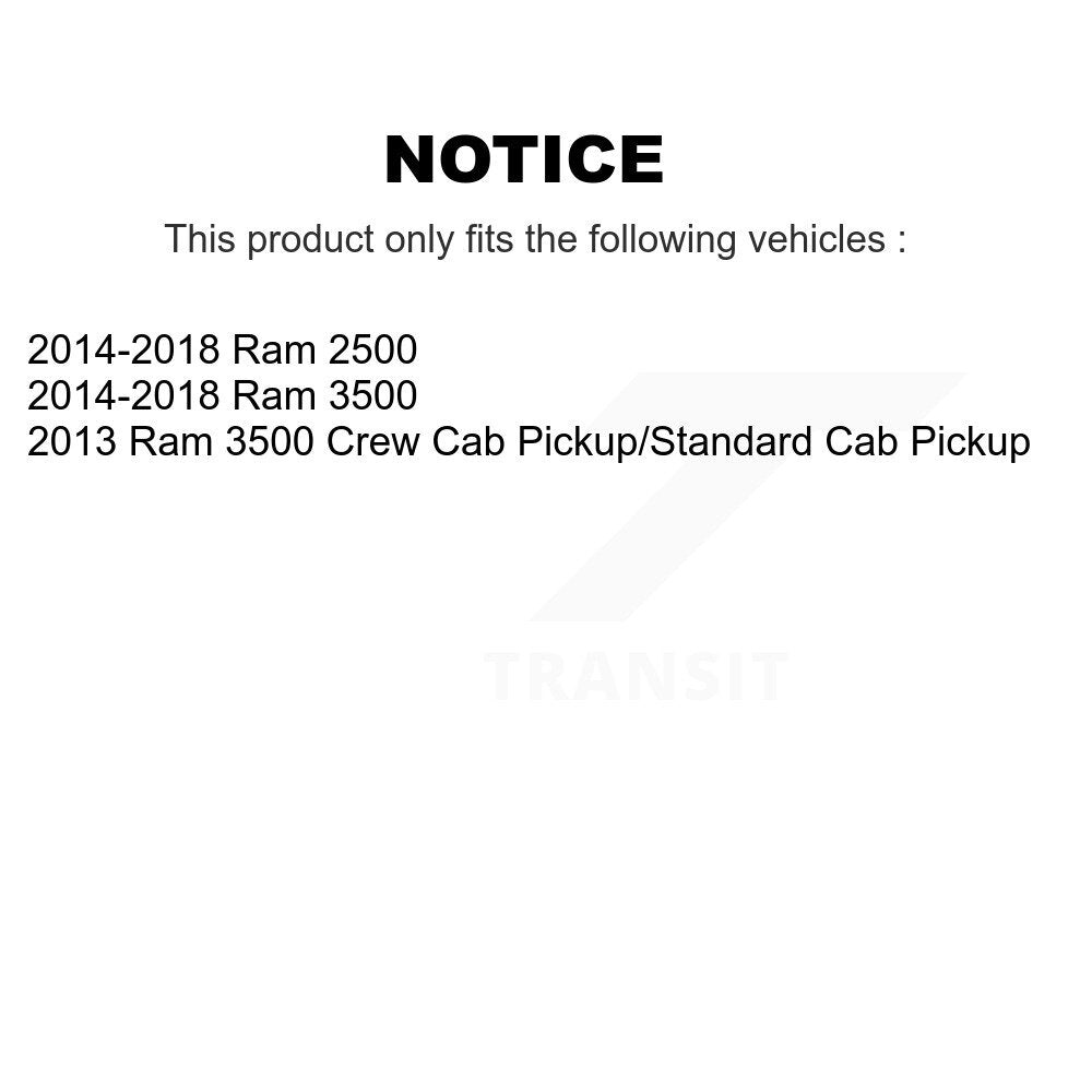 Kugel 70-515162 Front Wheel Bearing Hub Assembly for 2013-2018 Ram 3500, 2500