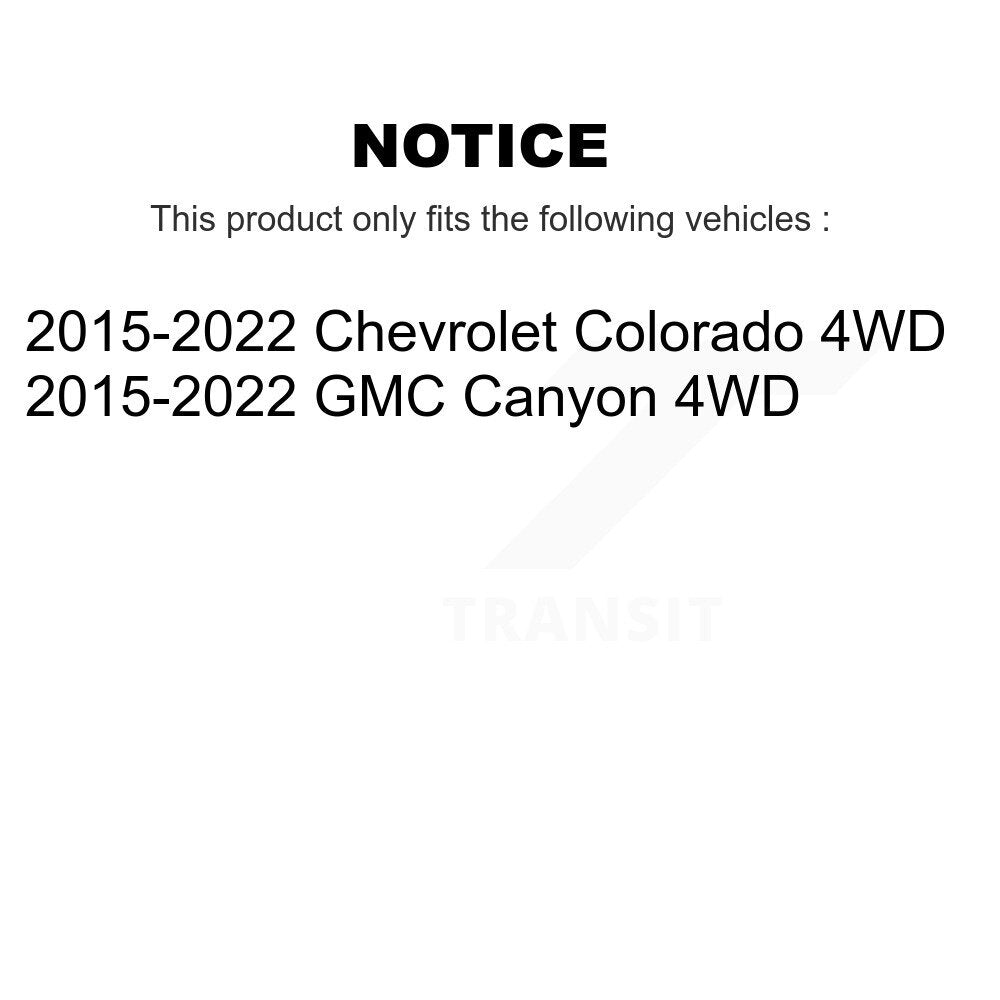 Kugel 70-515167 Front Wheel Bearing Hub Assembly for 2015-2022 Chevrolet Colorado, GMC Canyon