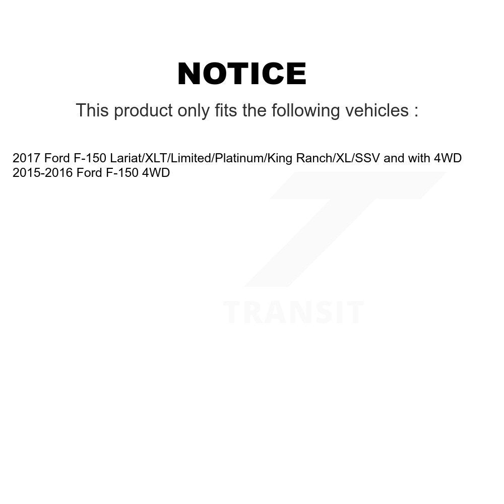 Kugel 70-515169 Front Wheel Bearing Hub Assembly for 2015-2017 Ford F-150