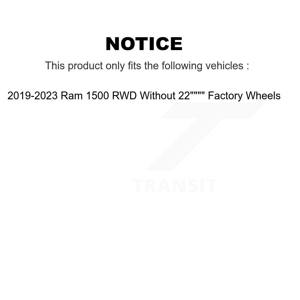 Kugel 70-515180 Front Wheel Bearing Hub Assembly for 2019-2023 Ram 1500