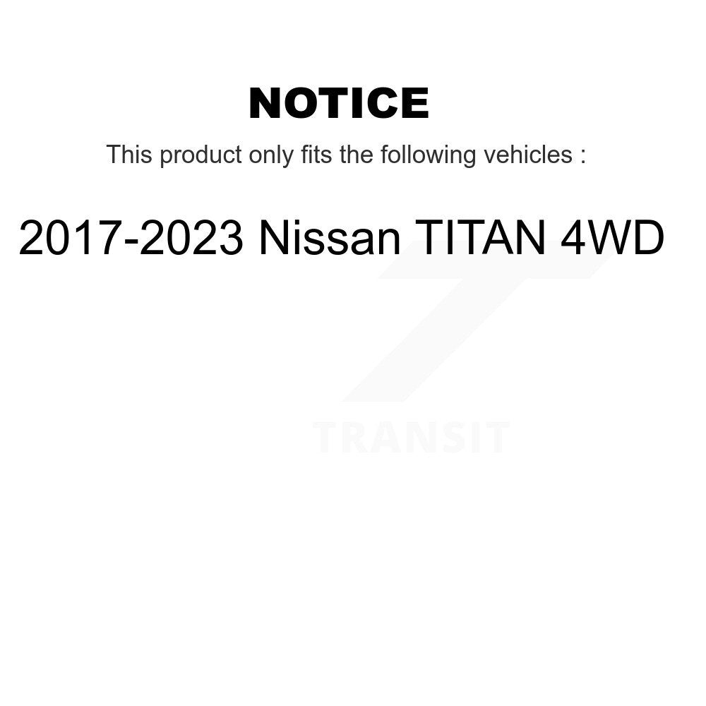 Kugel 70-515185 Front Wheel Bearing Hub Assembly for 2017-2023 Nissan TITAN