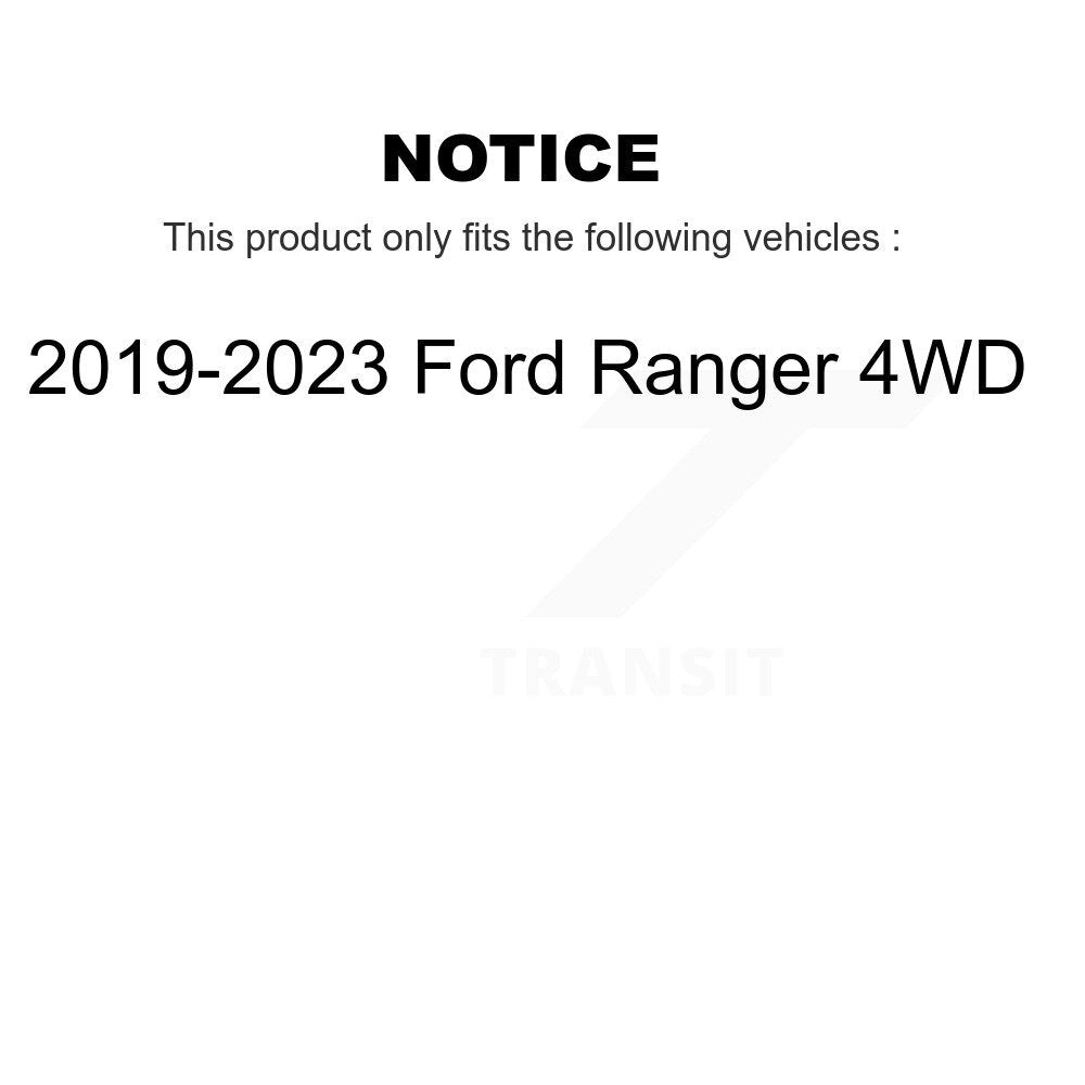 Kugel 70-515207 Front Wheel Bearing Hub Assembly for 2019-2023 Ford Ranger