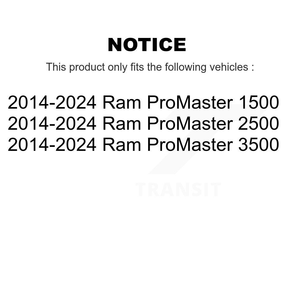 Kugel 70-516016 Front Wheel Bearing for 2014-2024 Ram ProMaster 1500, ProMaster 2500, ProMaster 3500