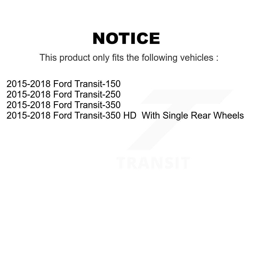 Kugel 70-KH2005 Rear Wheel Bearing Assembly for 2015-2018 Ford Transit-150, Transit-250, Transit-350, Transit-350 HD
