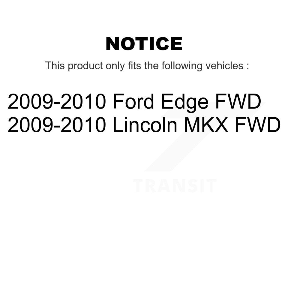 Kugel 70-KH2010 Rear Wheel Bearing Hub Assembly for 2009-2010 Ford Edge, Lincoln MKX