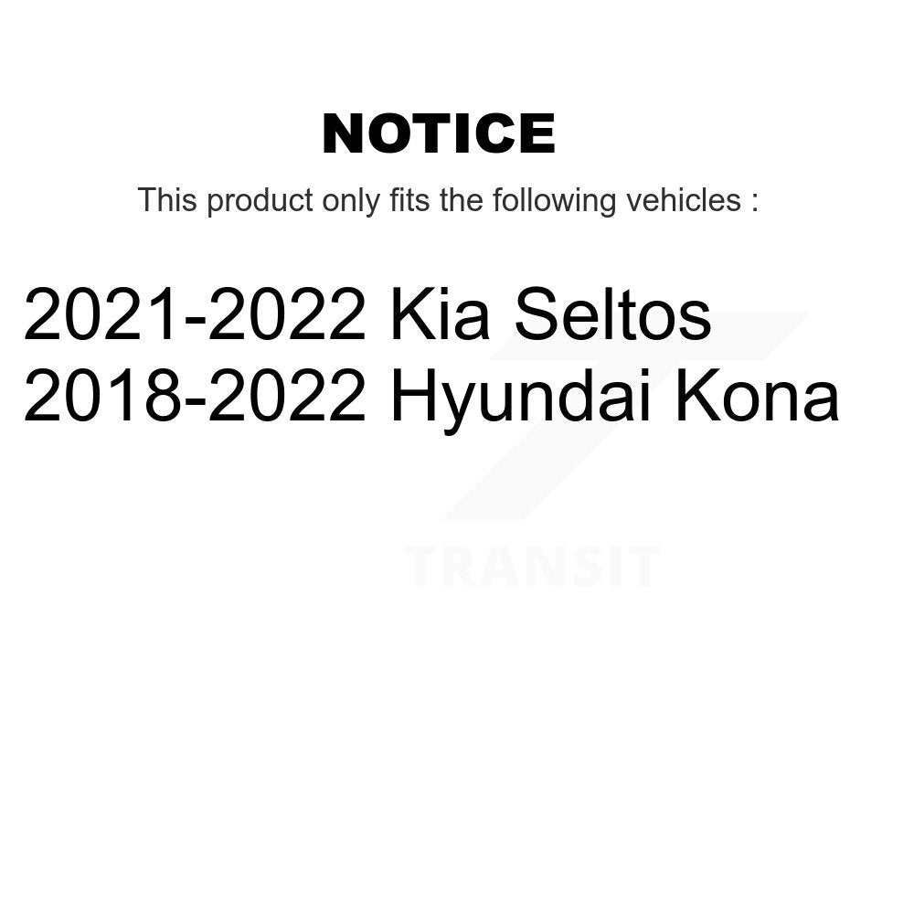 Kugel 70-KH5000 Front Wheel Bearing Hub Assembly for 2018-2022 Hyundai Kona, Kia Seltos
