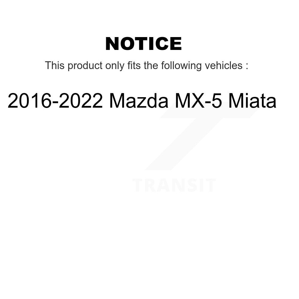 Kugel 70-KH8005 Front Wheel Bearing Hub Assembly for 2016-2022 Mazda MX-5 Miata