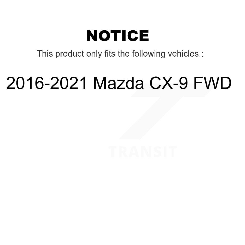 Kugel 70-KH8007 Rear Wheel Bearing Hub Assembly for 2016-2021 Mazda CX-9
