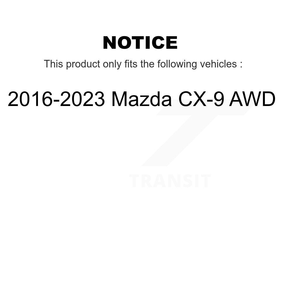 Kugel 70-KH8008 Rear Wheel Bearing Hub Assembly for 2016-2023 Mazda CX-9