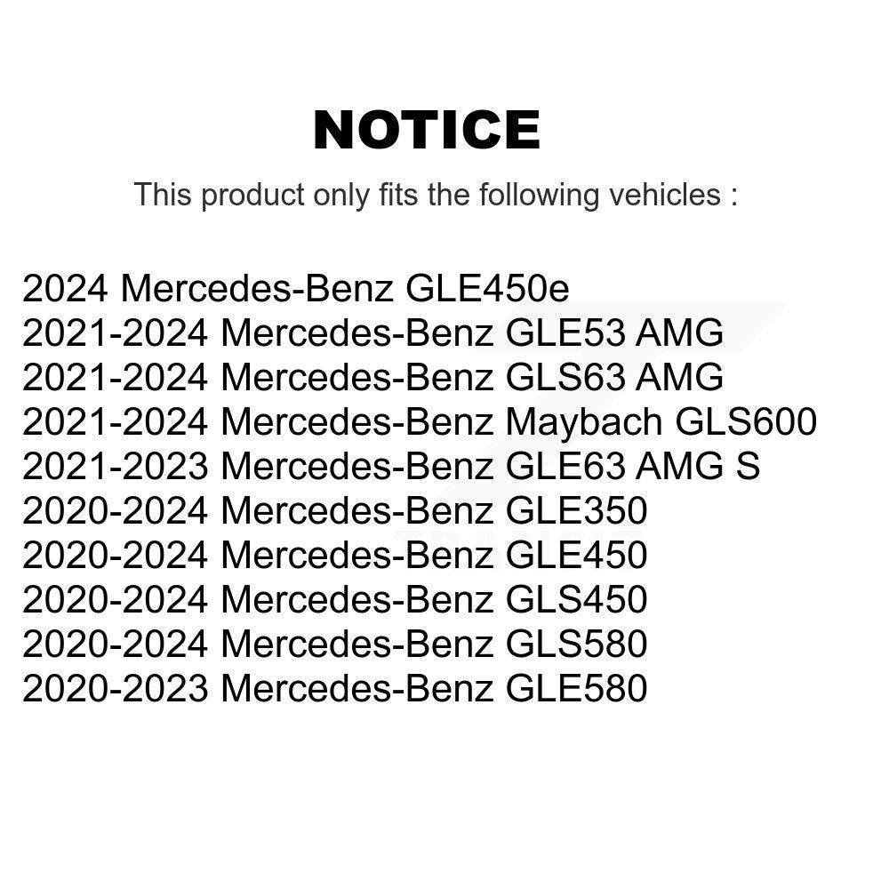 Kugel 70-KH8801 Rear Wheel Bearing Hub Assembly for 2020-2024 Mercedes-Benz GLE350, Mercedes-Benz GLE450 and Select Vehicles