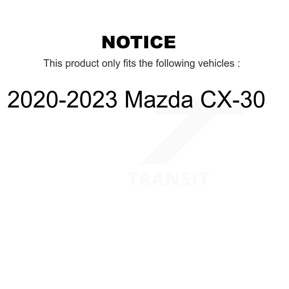 CMX CMX-D2275 Front Ceramic Brake Pads for 2020-2023 Mazda CX-30