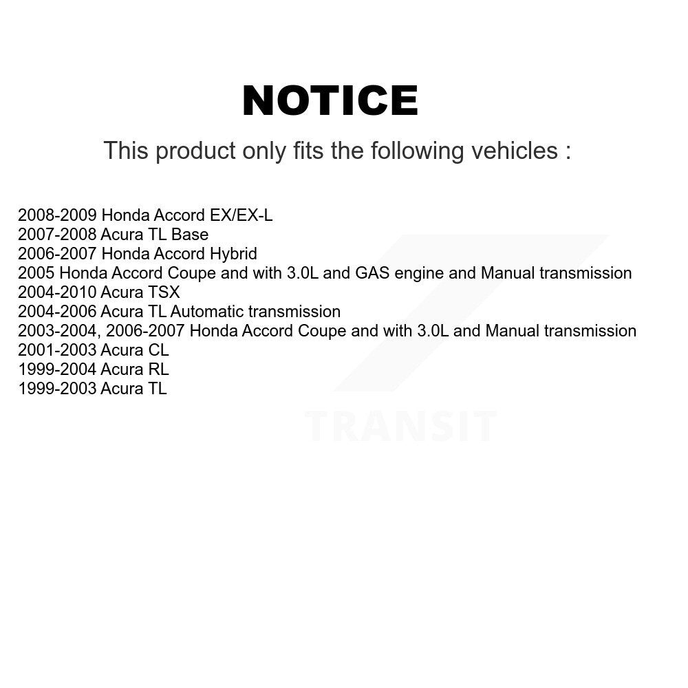 CMX CMX-D787 Front Ceramic Brake Pads for 1999-2010 Acura RL, Acura TL and Select Vehicles