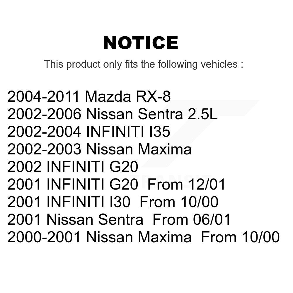 CMX CMX-D900 Rear Ceramic Brake Pads for 2000-2011 Nissan Maxima, INFINITI G20 and Select Vehicles