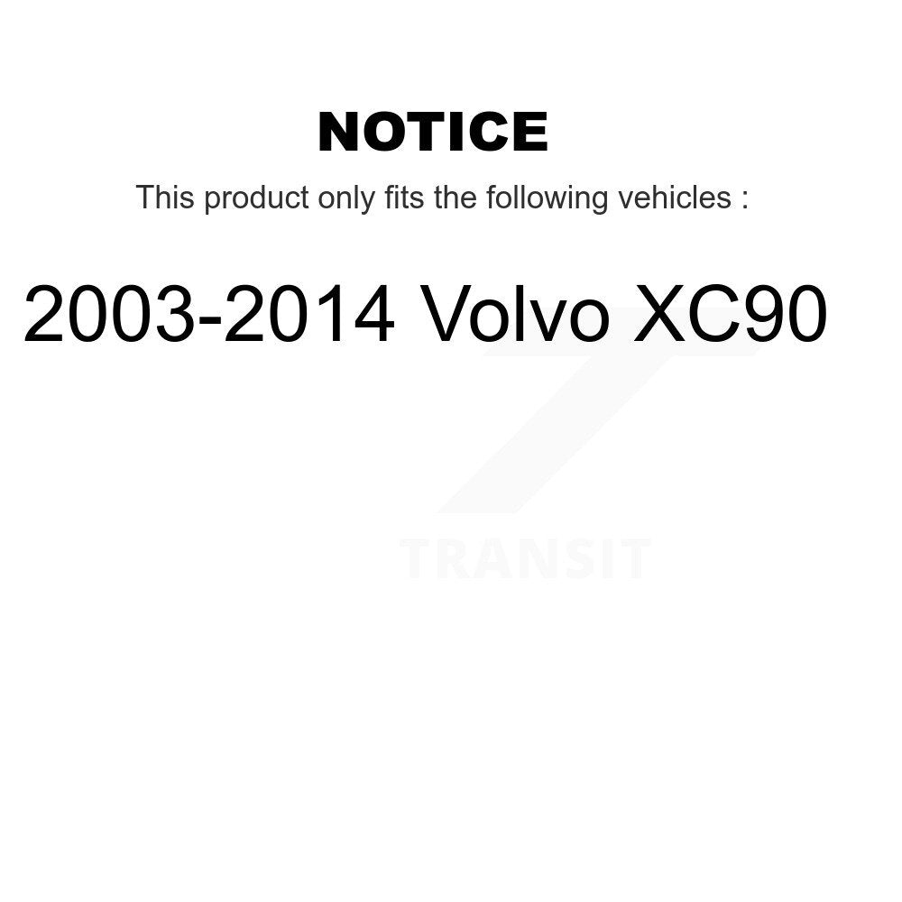 CMX CMX-D980 Rear Ceramic Brake Pads for 2003-2014 Volvo XC90
