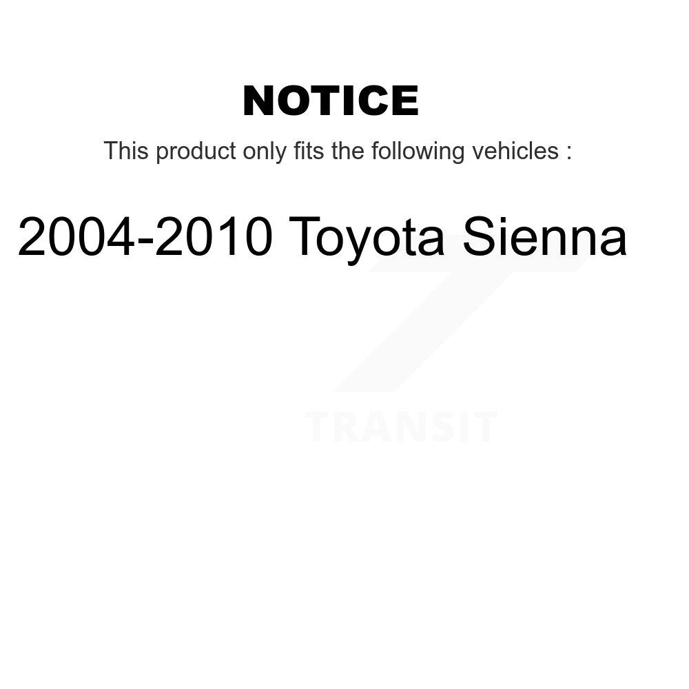 CMX CMX-D995 Rear Ceramic Brake Pads for 2004-2010 Toyota Sienna