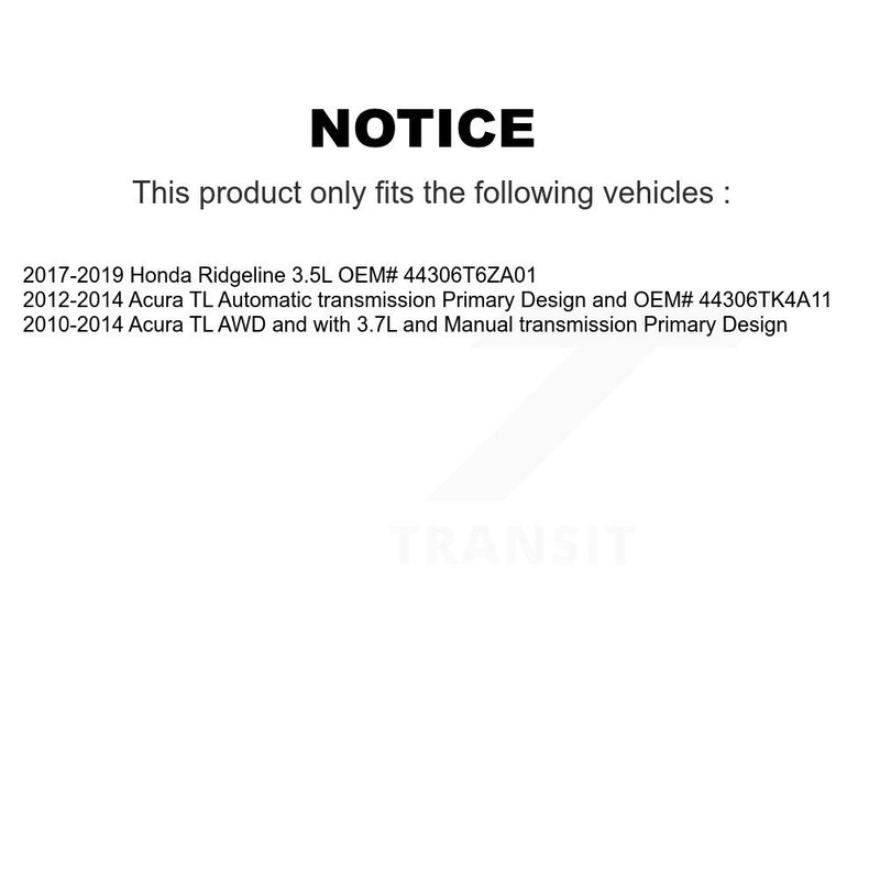 Kugel_CV Axle Shaft_NCV-HO21016