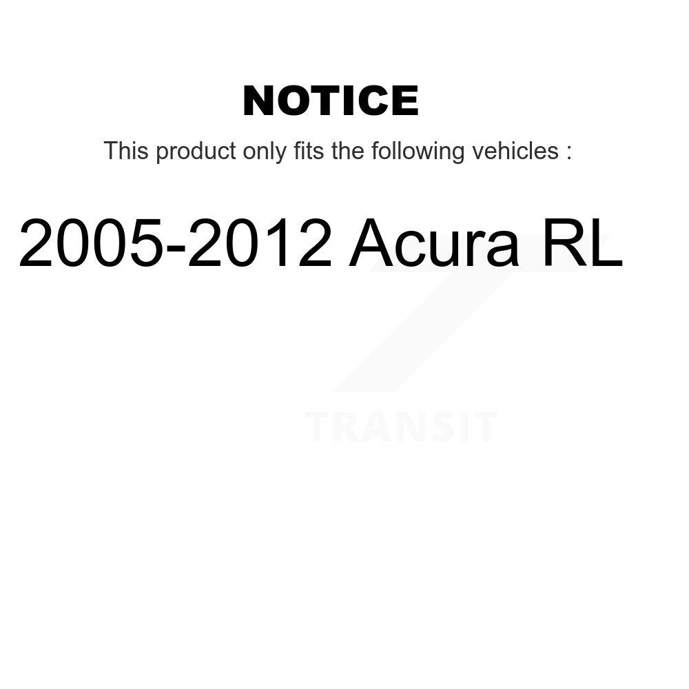 AmeriBRAKES NWF-PRC1091 Front Ceramic Brake Pads for 2005-2012 Acura RL