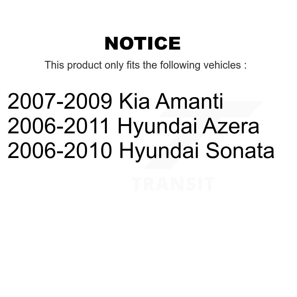 AmeriBRAKES NWF-PRC1125 Front Ceramic Brake Pads for 2006-2011 Hyundai Azera, Hyundai Sonata, Kia Amanti