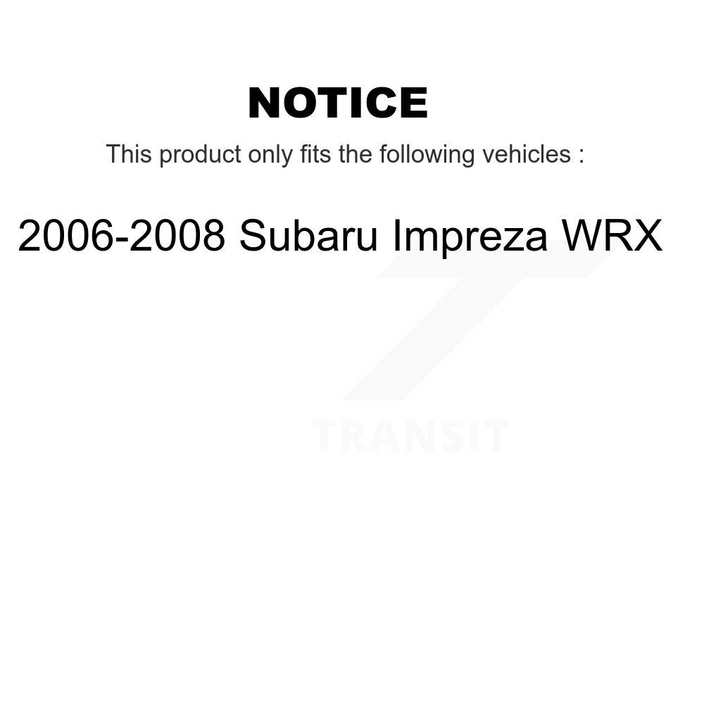 AmeriBRAKES NWF-PRC1182 Front Ceramic Brake Pads for 2006-2008 Subaru Impreza