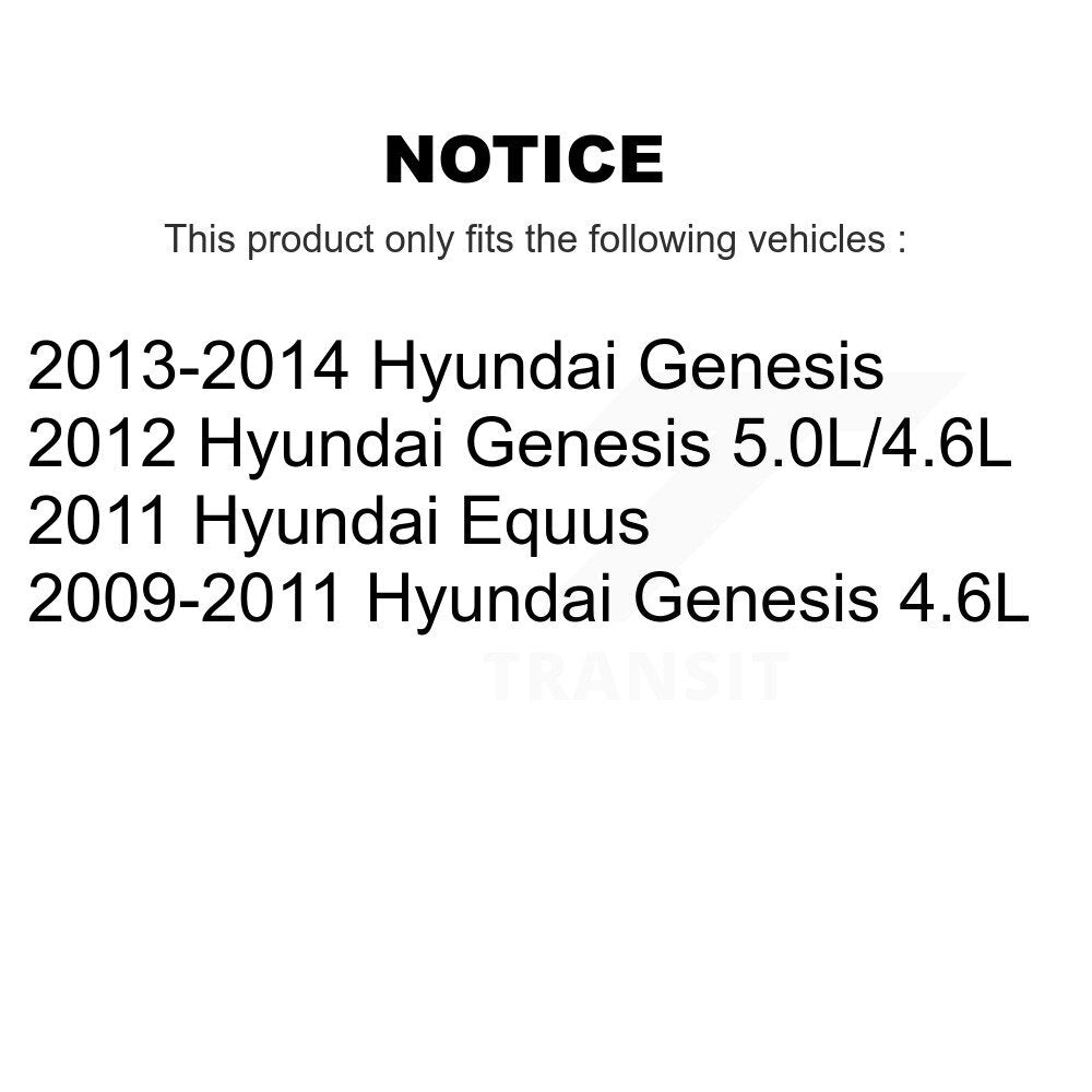 AmeriBRAKES NWF-PRC1396 Front Ceramic Brake Pads for 2009-2014 Hyundai Genesis, Equus