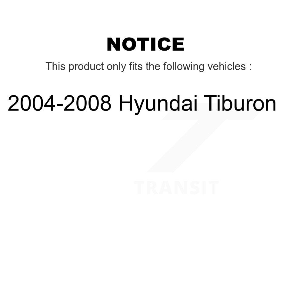 AmeriBRAKES NWF-PRC1408 Front Ceramic Brake Pads for 2004-2008 Hyundai Tiburon