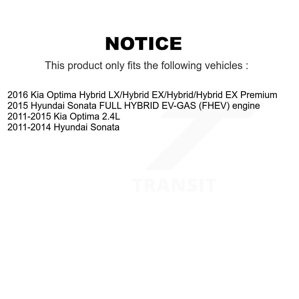 AmeriBRAKES NWF-PRC1444 Front Ceramic Brake Pads for 2011-2016 Hyundai Sonata, Kia Optima