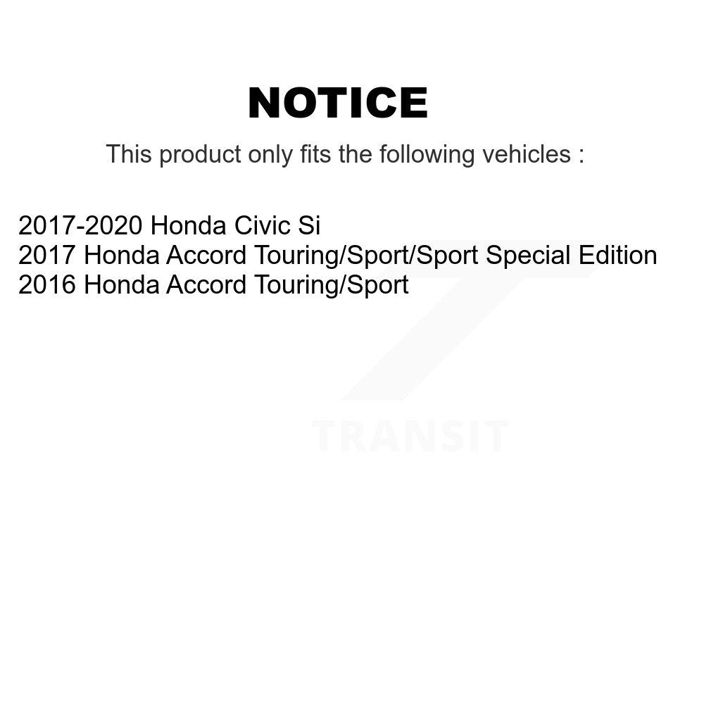 AmeriBRAKES NWF-PRC1832A Front Ceramic Brake Pads for 2016-2020 Honda Accord, Civic