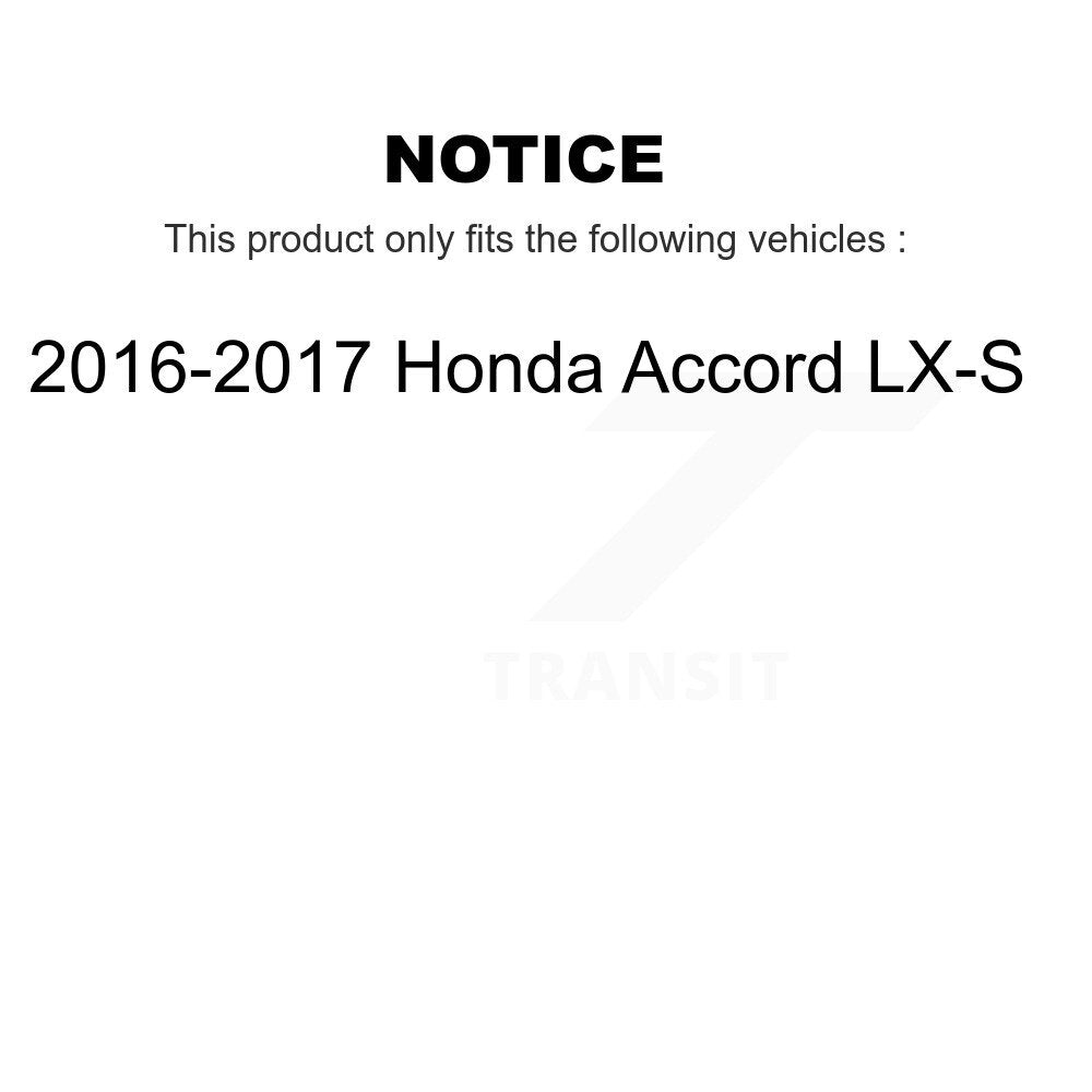 AmeriBRAKES NWF-PRC1860 Front Ceramic Brake Pads for 2016-2017 Honda Accord