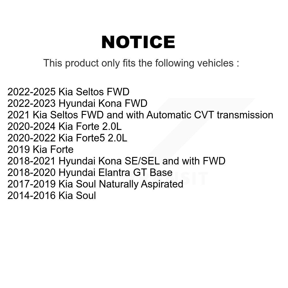AmeriBRAKES NWF-PRC2035 Front Ceramic Brake Pads for 2014-2025 Kia Soul, Hyundai Elantra GT and Select Vehicles