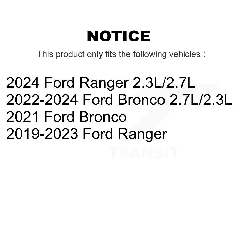 AmeriBRAKES NWF-PRC2216 Front Ceramic Brake Pads for 2019-2024 Ford Ranger, Bronco