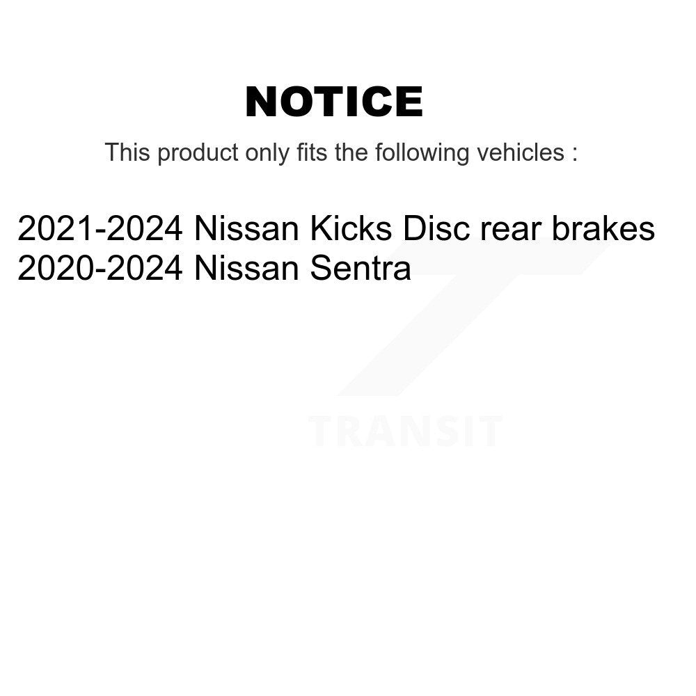 AmeriBRAKES NWF-PRC2310 Front Ceramic Brake Pads for 2020-2024 Nissan Sentra, Kicks