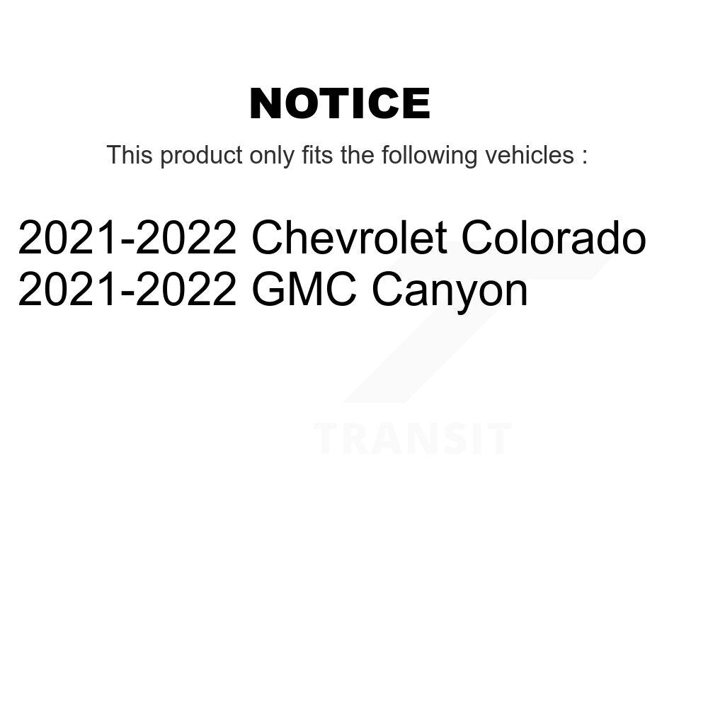 AmeriBRAKES NWF-PRC2370 Rear Ceramic Brake Pads for 2021-2022 Chevrolet Colorado, GMC Canyon