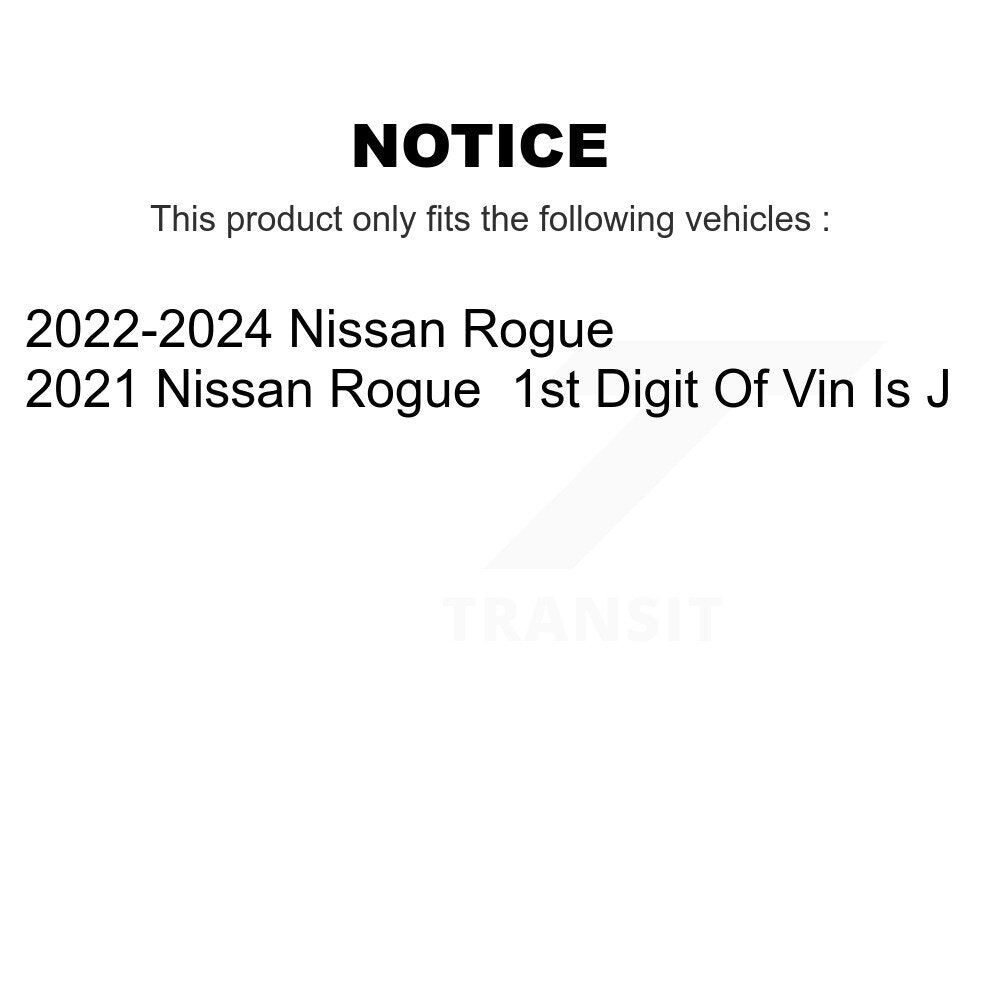 AmeriBRAKES NWF-PRC2375 Front Ceramic Brake Pads for 2021-2024 Nissan Rogue