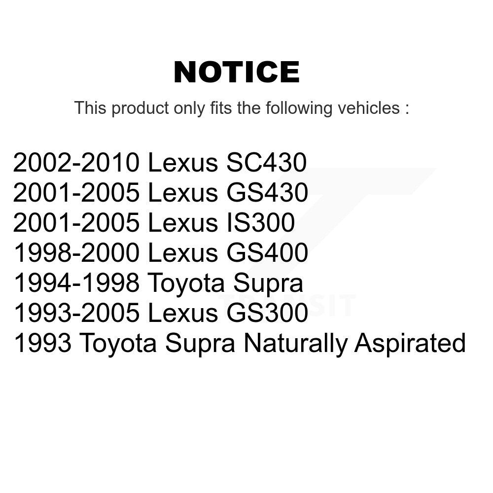 AmeriBRAKES NWF-PRC619 Front Ceramic Brake Pads for 1993-2010 Lexus GS300, Toyota Supra and Select Vehicles