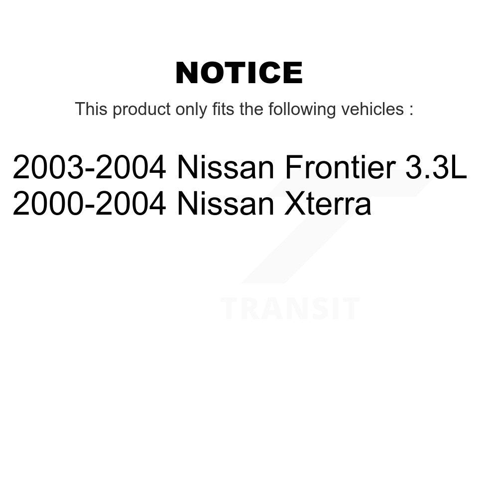 AmeriBRAKES NWF-PRC830 Front Ceramic Brake Pads for 2000-2004 Nissan Xterra, Frontier