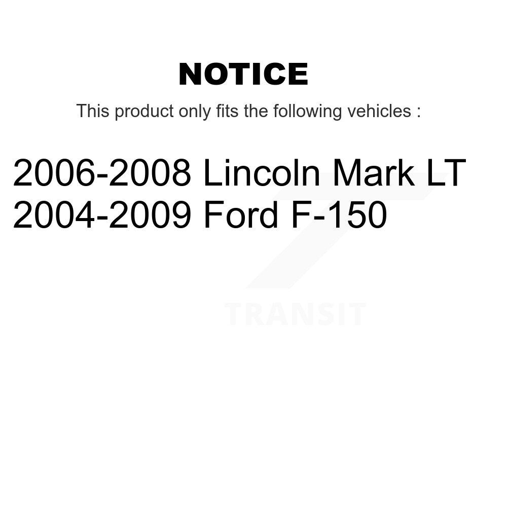 AmeriBRAKES NWF-PRM1083 Front Semi-Metallic Brake Pads for 2004-2009 Ford F-150, Lincoln Mark LT