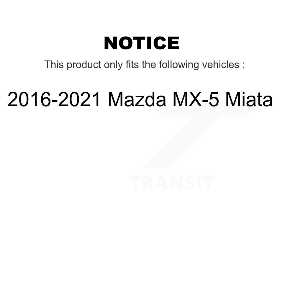 AmeriBRAKES NWF-PRM1379B Front Semi-Metallic Brake Pads for 2016-2021 Mazda MX-5 Miata