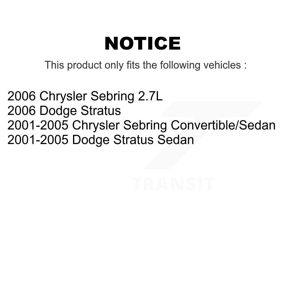 AmeriBRAKES NWF-PRM869 Front Semi-Metallic Brake Pads for 2001-2006 Chrysler Sebring, Dodge Stratus