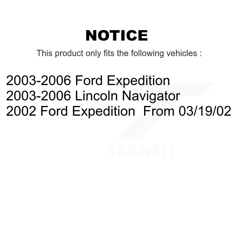AmeriBRAKES NWF-PRM935 Rear Semi-Metallic Brake Pads for 2002-2006 Ford Expedition, Lincoln Navigator